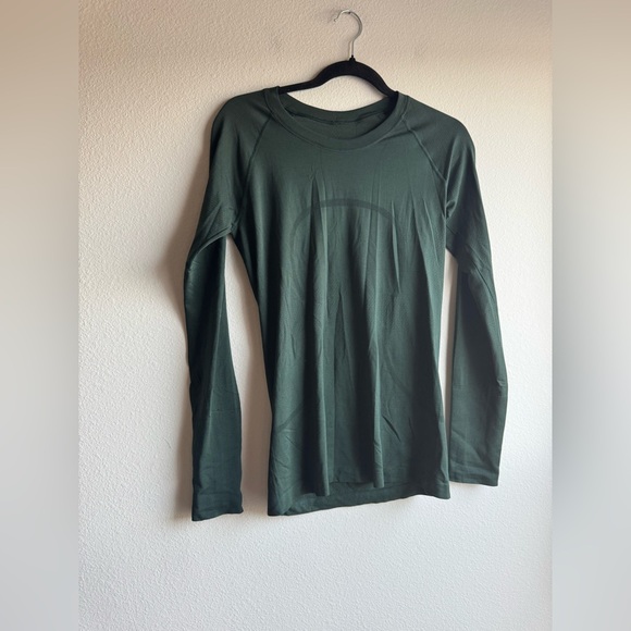 Lululemon Legacy Green Swiftly Full Length Long Sleeve Top size 6 - Picture 5 of 5